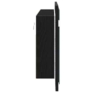 LED zrcadlová skříň Černý dub 100 x 12 x 45 cm kompozitní dřevo - obrázek 8