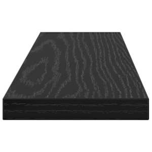 Police na knihy 4 pcs Černý 40 x 10 x 1,5 cm kompozitní dřevo - obrázek 6