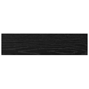 Police na knihy 4 pcs Černý 40 x 10 x 1,5 cm kompozitní dřevo - obrázek 7