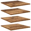 vidaXL Raamatute riiuli plaat 3 tasandit 4 tk 40 x 40 x 1,5 cm Pruun