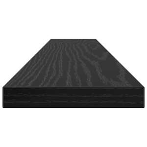 Police na knihy 4 pcs Černý 60 x 10 x 1,5 cm kompozitní dřevo - obrázek 6