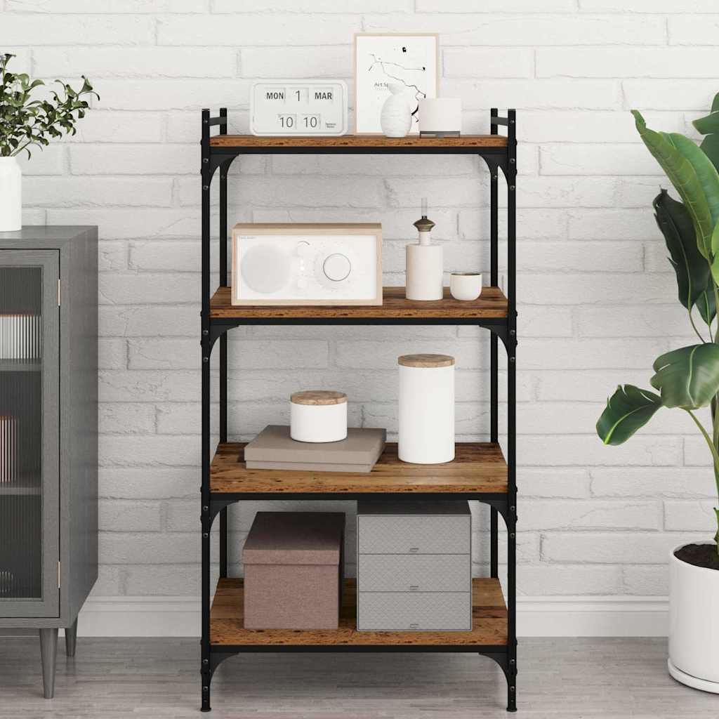 Bücherregalbrett 4 pcs Braun 100 x 40 x 1.5cm Spanplatte
