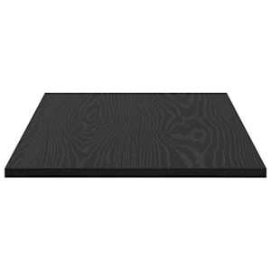Police na knihy 4 pcs Černý 80 x 40 x 1,5 cm kompozitní dřevo - obrázek 7