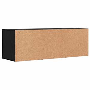 Lavička na boty Černý dub 102 x 35 x 35 cm kompozitní dřevo - obrázek 7
