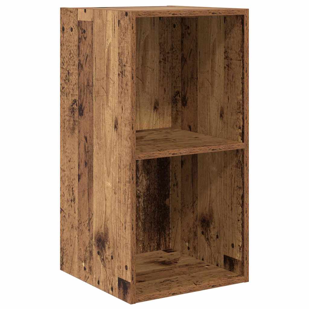  vidaXL Fali TV szekrény Régi fa 37 x 37 x 72 cm Faanyag akciós termékkép 1