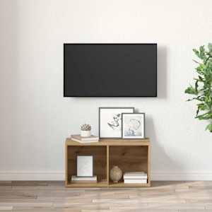 Sestava TV skříněk 72 x 35 x 37 cm Hnědá kompozitní dřevo - obrázek 4