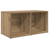 vidaXL Telerikapi komplekt 72 x 35 x 37 cm Pruun Tehispuit