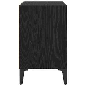 Noční skříňka 2 pcs Černý dub 40 x 30 x 50 cm kompozitní dřevo - obrázek 7