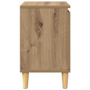 Noční skříňka Artisanový dub 40 x 30 x 50 cm kompozitní dřevo - obrázek 7