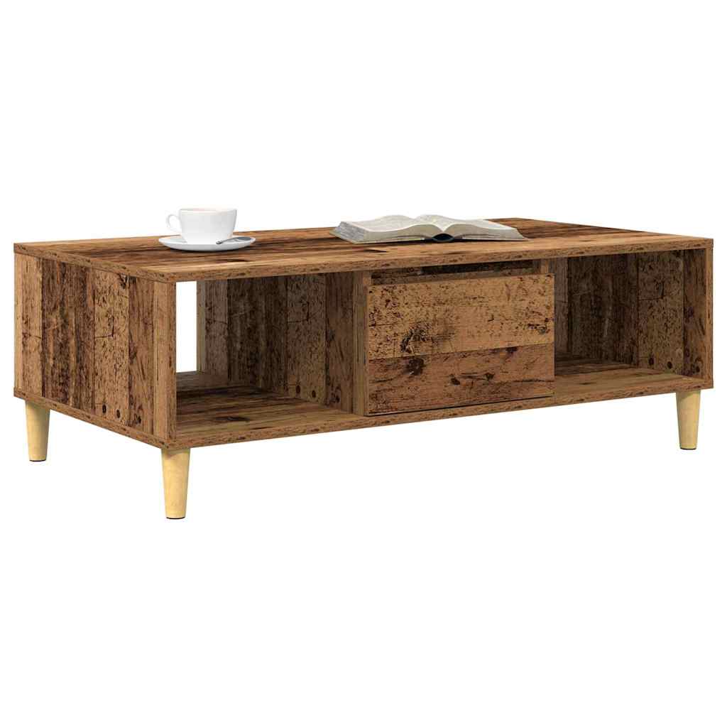 vidaXL met opslag met de deur Oud hout 103.5 x 60 x 35 cm Bewerkt hout