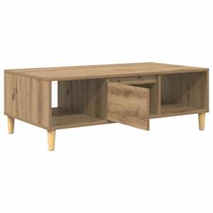 Konferenční stolek Artisanový dub 102 x 55 x 35 cm - obrázek 5