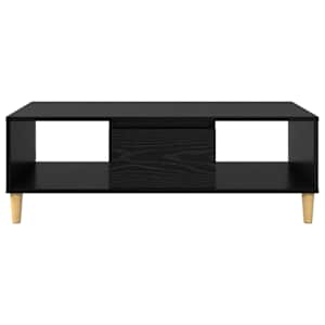 Konferenční stolek Černý dub 102 x 55 x 35 cm kompozitní dřevo - obrázek 6