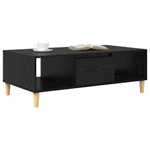 Konferenční stolek Černý dub 102 x 55 x 35 cm kompozitní dřevo - obrázek 3