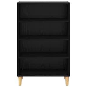 Servírovací skříň Černý dub 57 x 35 x 89.5 cm kompozitní dřevo - obrázek 5