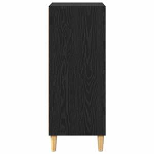 Servírovací skříň Černý dub 57 x 35 x 89.5 cm kompozitní dřevo - obrázek 6