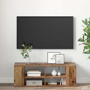 Sestava TV skříněk Nástěnný Staré dřevo 102 x 35 x 35 cm - obrázek 4