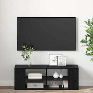 Sestava TV skříněk 102 x 35 x 35 cm Černý dub Kompozitní dřevo - obrázek 4