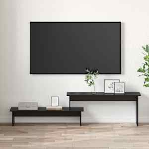 Sestava TV skříněk Nástěnný Černý dub 180,5 x 30 x 43 cm - obrázek 4