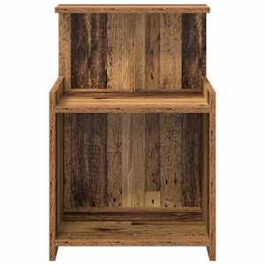 Noční skříňka 2 pcs Staré dřevo 40 x 35 x 60 cm - obrázek 6