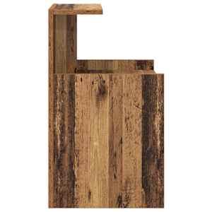 Noční skříňka 2 pcs Staré dřevo 40 x 35 x 60 cm - obrázek 7