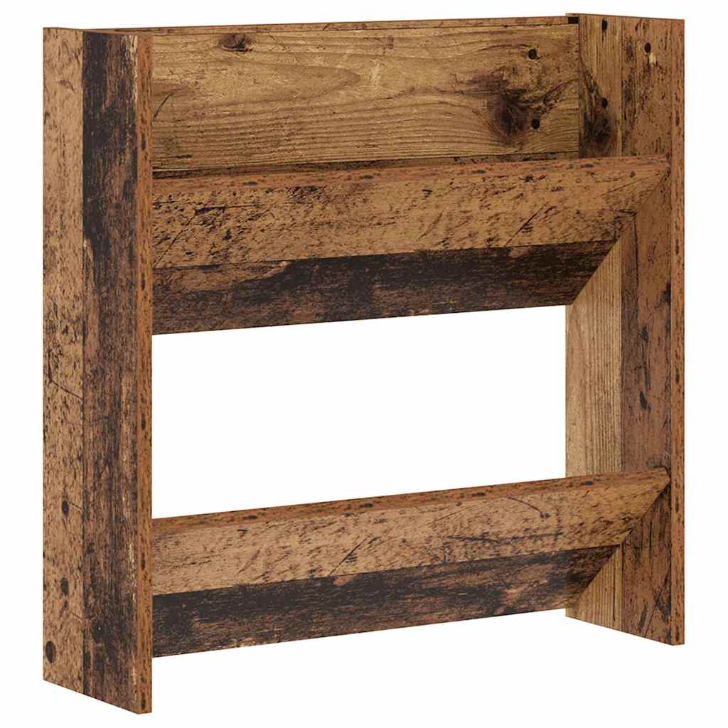 Seinäkenkäkaapit Vanha puu 60 x 18 x 60 cm Tekninen puu