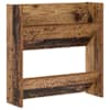 vidaXL Kinga kapp 60 x 18 x 60 cm Tehispuit Vana puit