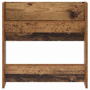 Skříň na obuv s policí 2 pcs Staré dřevo 60 x 18 x 60 cm - obrázek 6
