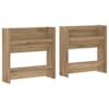 vidaXL Kinga kapp 2 tk 60 x 18 x 60 cm Tehispuit Artisan tamm
