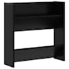 vidaXL Kinga kapp 60 x 18 x 60 cm Tehispuit Must tamm