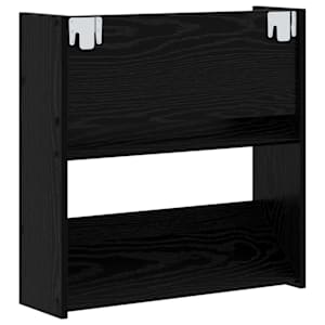 Skříň na obuv 2 pcs Černý dub 60 x 18 x 60 cm kompozitní dřevo - obrázek 8