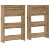 vidaXL Kinga kapp 2 tk 60 x 18 x 90 cm Tehispuit Artisan tamm