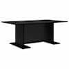 vidaXL Kohvilaud Must tamm 103.5 x 60 x 40 cm Tehispuit