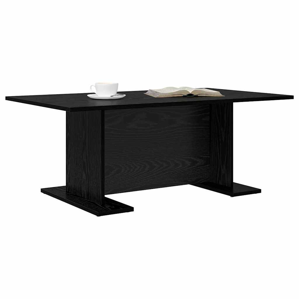 vidaXL Salontafel Anders Zwart eiken 103,5 x 60 x 40 cm Bewerkt hout