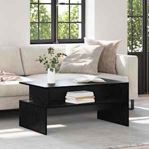 Klubska miza Črna Orehovina 90 x 55 x 42,5 cm Konstruiran les