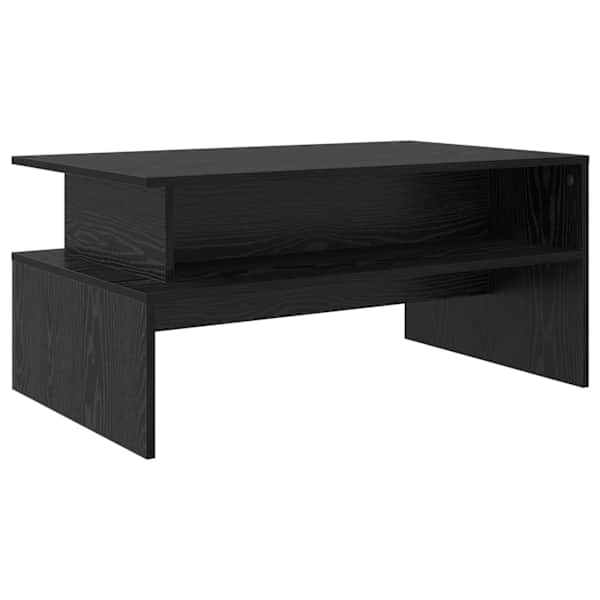 vidaXL Kohvilaud Must tamm 90 x 55 x 42,5 cm Tehispuit