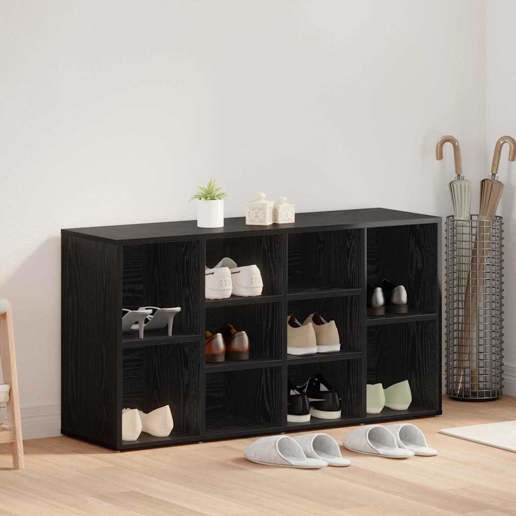 Skobänk med hylla Övrigt Svart ek 103 x 30 x 55 cm Konstruerat trä