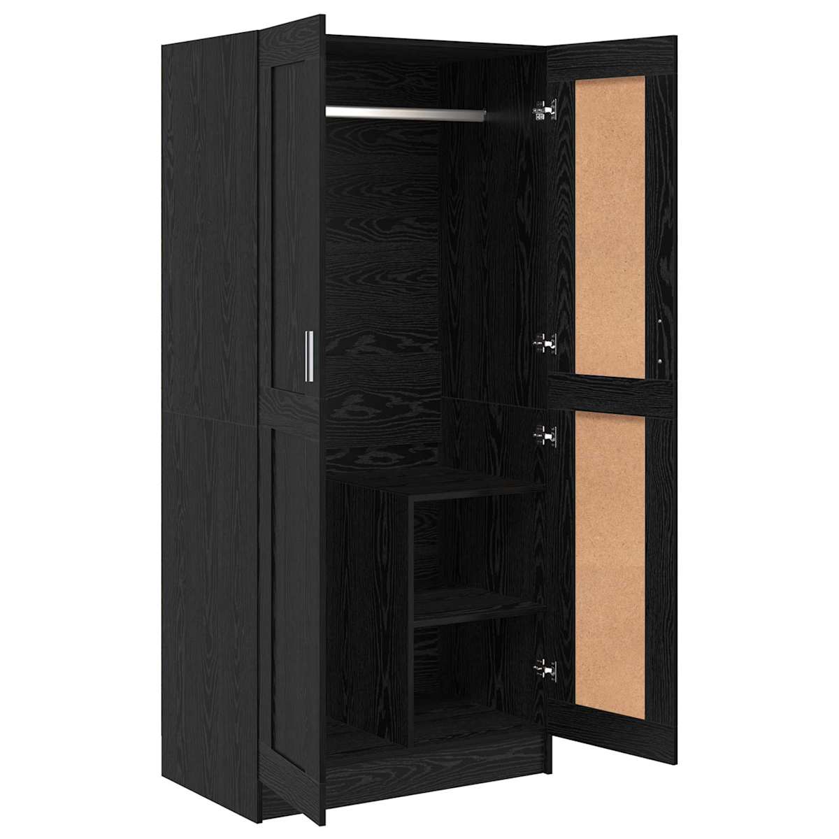 Garderobeskab 82,5 x 51,5 x 180 cm Konstrueret træ - Billede 5