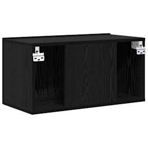 Sestava TV skříněk 2 pcs Černá 60 x 30 x 30 cm kompozitní dřevo - obrázek 8
