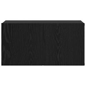 Sestava TV skříněk 2 pcs Černá 60 x 30 x 30 cm kompozitní dřevo - obrázek 6