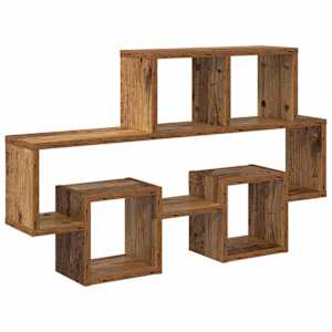 vidaXL Seinariiul Seinale kinnitav Vana puit 82 x 15 x 51 cm Tehispuit