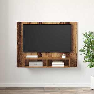 Sestava TV skříněk Nástěnný Staré dřevo 120 x 23,5 x 90 cm - obrázek 4