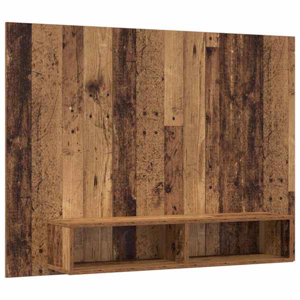 vidaXL Telerikapi komplekt 120 x 23,5 x 90 cm Vana puit Tehispuit