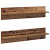 vidaXL Seinariiul 2 tk Vana puit 80 x 11,5 x 18 cm Tehispuit