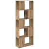 vidaXL Telerikapi komplekt 60 x 24 x 156 cm Pruun Tehispuit