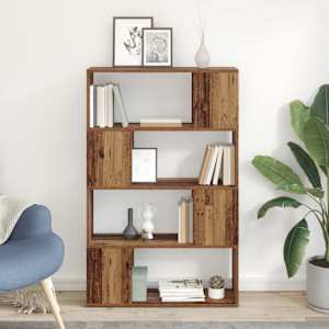 Komplet TV omaric Rjava 80 x 24 x 125 cm Konstruiran les