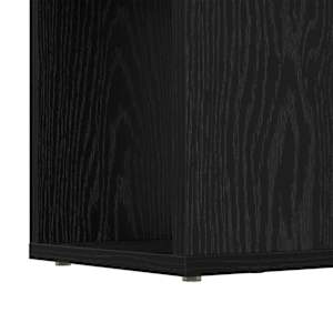 Sestava TV skříněk 80 x 24 x 125 cm Černá Kompozitní dřevo - obrázek 9