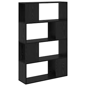 Sestava TV skříněk 80 x 24 x 125 cm Černá Kompozitní dřevo - obrázek 7