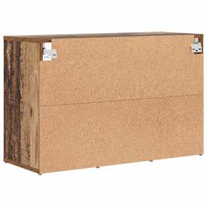 Skříň na obuv 77,5 x 30 x 51 cm Kompozitní dřevo Staré dřevo - obrázek 7