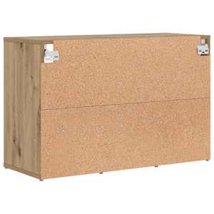 Skříň na obuv 77,5 x 30 x 51 cm Kompozitní dřevo Artisanový dub - obrázek 7