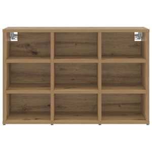Skříň na obuv 77,5 x 30 x 51 cm Kompozitní dřevo Artisanový dub - obrázek 5